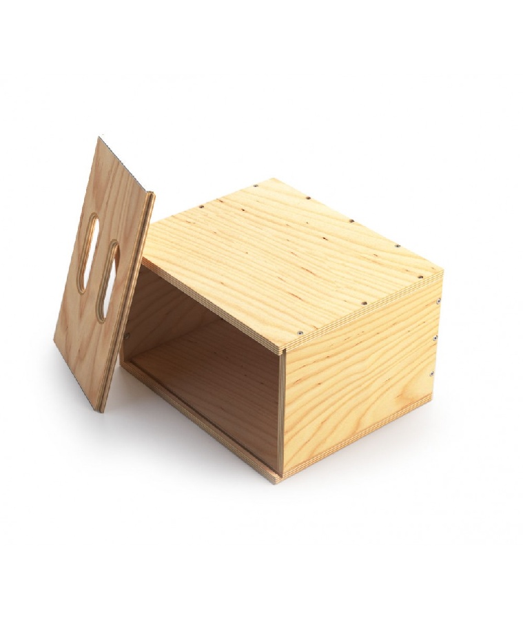 Деревянный ящик MINI APPLE BOX FULL NESTED (мини целый, открываемый)